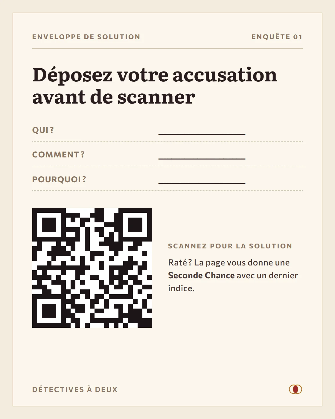 La page de solution