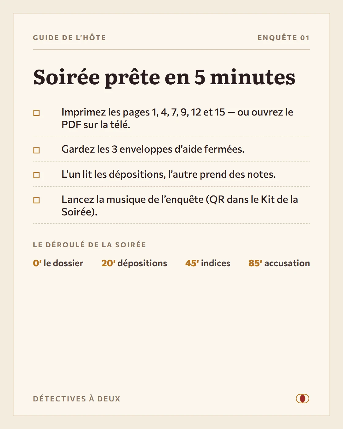 Guide de l’Hôte